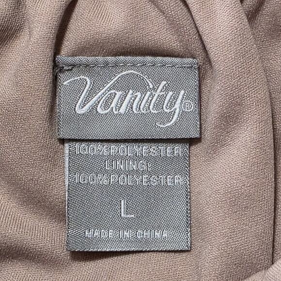 Y2K Vanity L Tiered Mini Skirt Boho Sequin Zigzag Print Ruffle Layered Womens - Picture 5 of 7